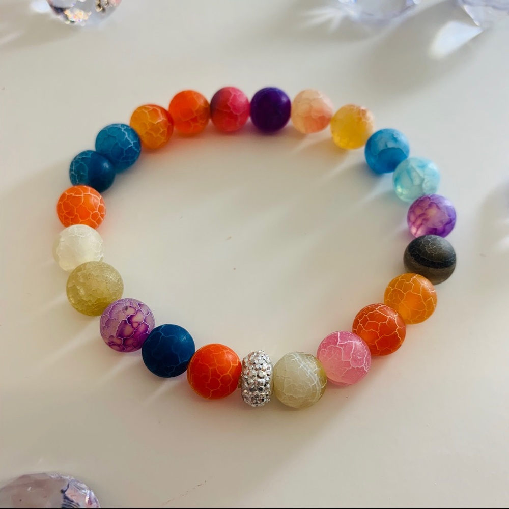 Glass Bead Bracelet 🎁 2 for $15🎄